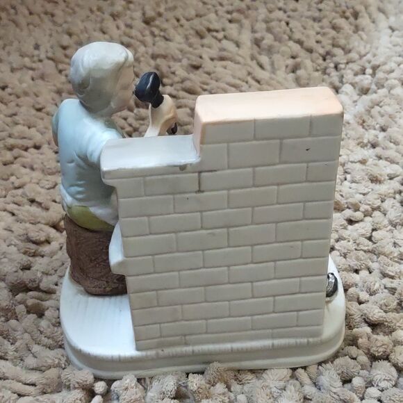 New Ceramic Blacksmith Figurine Anvil Tongs Hammer Horseshoe Fire Furnace‎ Forge - Picture 4 of 11